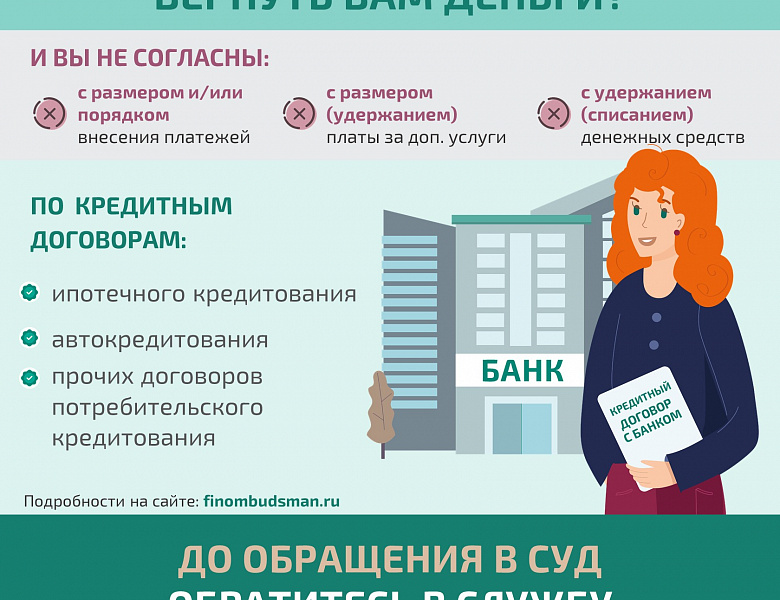 Решение спора с банком по кредитному договору без суда